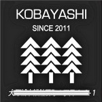 kobayashi様・黒いみどりヘッドマーク表札